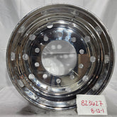 22.5x12.25 Alcoa High Polish Both Sides 2.75" Offset Super-Single Float Front Wheel (returned item)